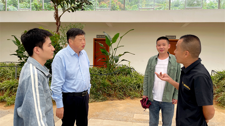 綿投集團(tuán)黨委書(shū)記、董事長(zhǎng)李桂炳調(diào)研鄉(xiāng)村振興駐村幫扶工作